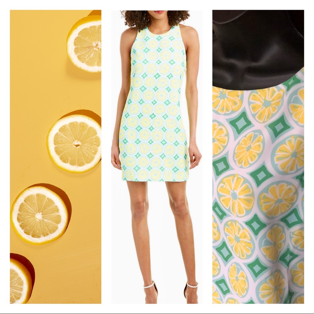 Sail To Sable Women’s Sleeveless Lemon Print Dress - Picture 1 of 10